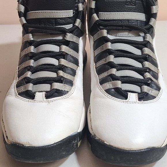 Nike Air Jordan 10 Retro Steel 2005 310805-101 Men Sz 8.5 Rare Vintage main image 4